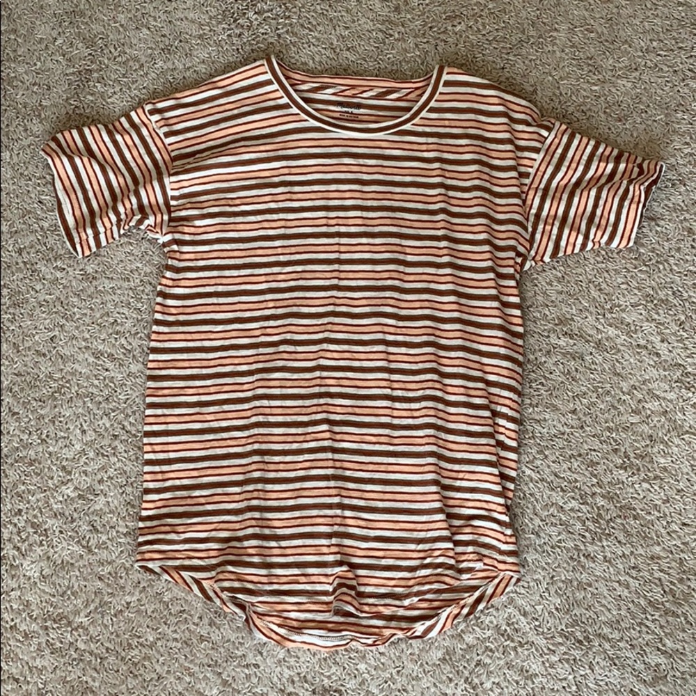 Stripped Madewell Crew Neck Tee